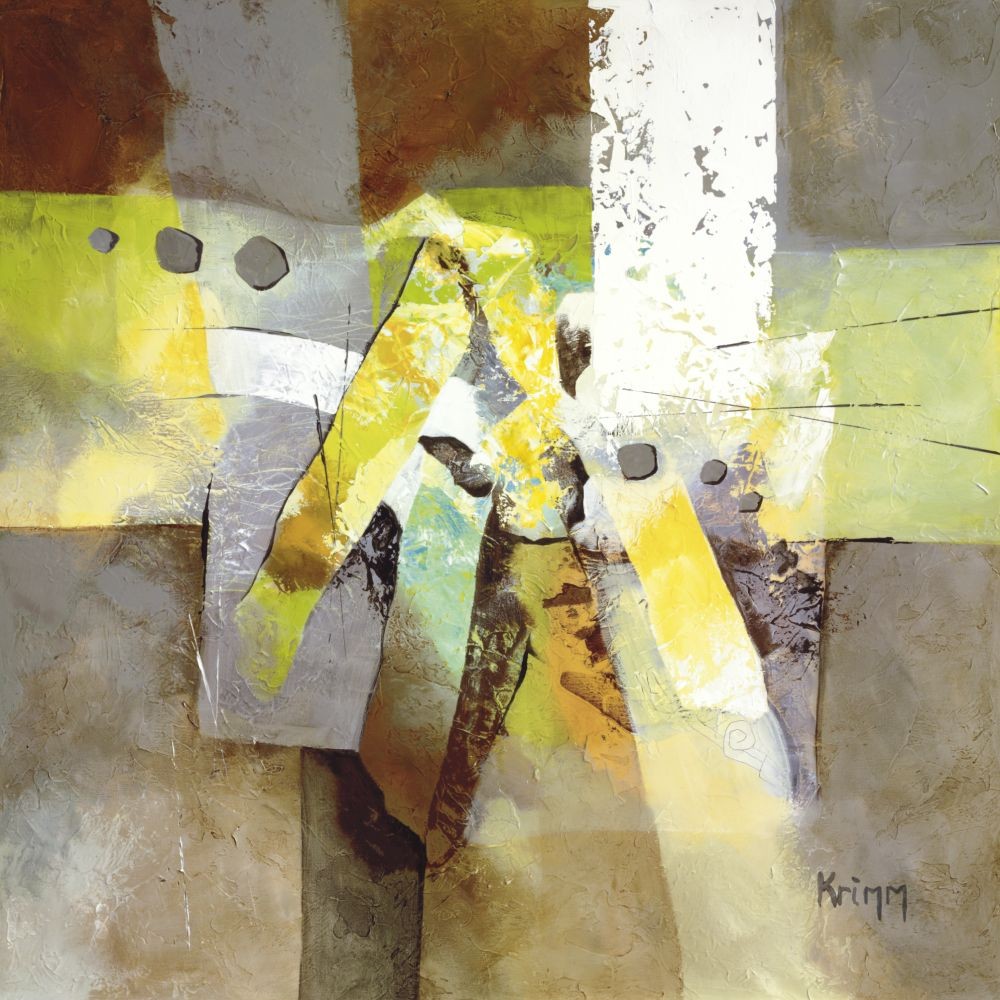 Gelbe Abstrakte Malerei Leinwandkunst Zazzle Ch