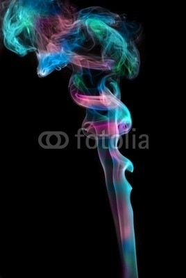 Krzysztof Wiktor, colourful smoke (Lichteffekte, Fotokunst, Formen, Rauch, Bewegung, Transparenz, Leichtigkeit, Büro, Wohnzimmer, Wunschgröße, bunt)