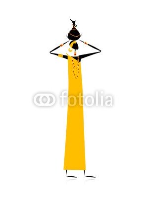 Kudryashka, Ethnic woman with jug (vektor, weiblich, afrikanisch, kultur, silhouette, gnade, ethnie, person, tribal, kanne, frau, garniert, gestalten, ethnisch, eleganze, traditionell, ornament, leute, abbildung, dekoration, entwerfen, afrika, abspecken, erwachsen, tonwaren, jung, kuns)