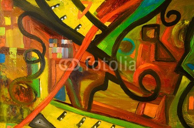 Laurin Rinder, Abstract oil painting (abstrakt, acryl, kunst, künstler, kunstvoll, hintergrund, schöner, blau, bürste, canvas, verfärbt, handwerk, dekorativ, entwerfen, details, gold, grün, öl, malerei, farbenskala, mustern, rosa, rot, besinnung, szenerie, geformt, studio, oberfläch)