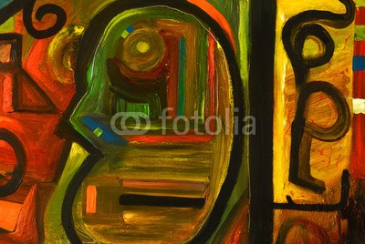 Laurin Rinder, Abstract oil painting (abstrakt, acryl, kunst, künstler, kunstvoll, hintergrund, schöner, blau, bürste, canvas, verfärbt, handwerk, dekorativ, entwerfen, details, gold, grün, öl, malerei, farbenskala, mustern, rosa, rot, besinnung, szenerie, geformt, studio, oberfläch)