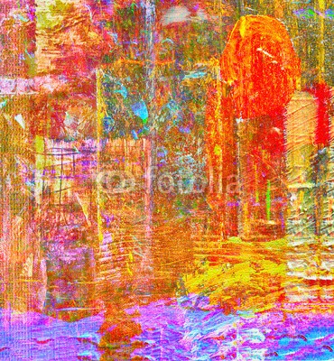 Laurin Rinder, Abstract on Canvas (abstrakt, acryl, kunst, künstler, kunstvoll, hintergrund, schöner, bürste, canvas, verfärbt, handwerk, dekorativ, entwerfen, details, gold, grün, öl, malerei, farbenskala, mustern, rosa, rot, blau, weiß, besinnung, szenerie, geformt, studi)