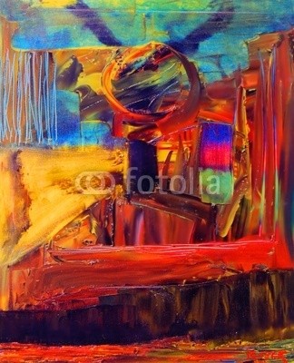 Laurin Rinder, All it Takes is a Little Courage (abstrakt, acryl, kunst, künstler, kunstvoll, hintergrund, schöner, blau, bürste, canvas, verfärbt, handwerk, dekorativ, entwerfen, details, gold, grün, öl, malerei, farbenskala, mustern, rosa, rot, weiß, besinnung, szenerie, geformt, studi)