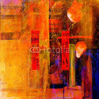 Laurin Rinder, Oil Painting (abstrakt, acryl, kunst, künstler, kunstvoll, hintergrund, hintergrund, schöner, blau, bürste, canvas, verfärbt, handwerk, dekorativ, entwerfen, details, gold, gold, grün, öl, malerei, malerei, farbenskala, mustern, rosa, rot, besinnung, szeneri)