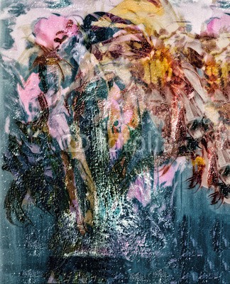 Laurin Rinder, Oil Painting (abstrakt, acryl, kunst, künstler, kunstvoll, hintergrund, schöner, blau, bürste, canvas, verfärbt, handwerk, dekorativ, entwerfen, details, gold, grün, öl, malerei, farbenskala, mustern, rosa, rot, weiß, besinnung, szenerie, geformt, studi)