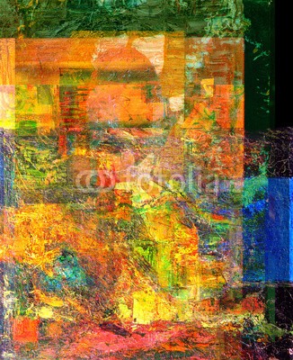 Laurin Rinder, Oil Painting (abstrakt, acryl, kunst, künstler, kunstvoll, hintergrund, schöner, blau, bürste, canvas, verfärbt, handwerk, dekorativ, entwerfen, details, gold, grün, öl, malerei, malerei, farbenskala, mustern, rosa, rot, weiß, besinnung, szenerie, geformt, studi)