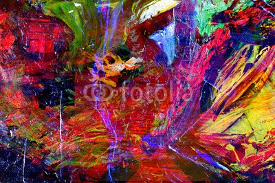 Laurin Rinder, Oil painting (abstrakt, acryl, kunst, künstler, kunstvoll, hintergrund, schöner, blau, bürste, canvas, verfärbt, handwerk, dekorativ, entwerfen, details, gold, grün, öl, malerei, farbenskala, mustern, rosa, rot, weiß, besinnung, szenerie, geformt, studi)