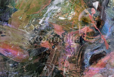 Laurin Rinder, Man In The Maze (abstrakt, acryl, kunst, künstler, kunstvoll, hintergrund, hintergrund, schöner, blau, bürste, canvas, verfärbt, handwerk, dekorativ, entwerfen, details, gold, grün, öl, malerei, malerei, farbenskala, mustern, rosa, rot, weiß, besinnung, szeneri)