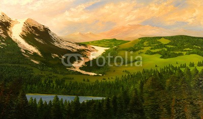 Laurin Rinder, The Cascades (abstrakt, acryl, kunst, künstler, kunstvoll, hintergrund, hintergrund, schöner, blau, bürste, canvas, verfärbt, handwerk, dekorativ, entwerfen, details, gold, grün, öl, malerei, malerei, farbenskala, mustern, rosa, rot, weiß, besinnung, szeneri)