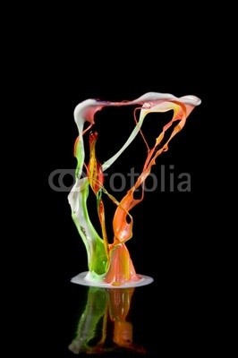 Lennart Surmann, Watersculpture (fallen lassen, sorte, flüssigkei)