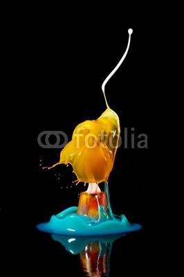 Lennart Surmann, Watersculpture (fallen lassen, kerze, sorte, flüssigkei)