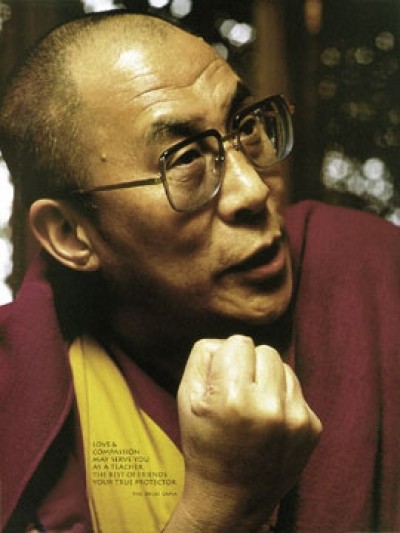 Liby, Dalai Lama (Photografie, Fotografie, Modern, People & Eros, Persönlichkeit, Tibet, Dalai Lama, Treppenhaus, Wohnzimmer, bunt)