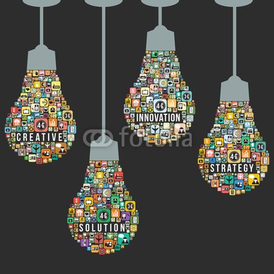 littlestocker, Light bulb design from icons infographics, vector format (kreativ, innovation, strategie, lösung, erkenntnis, ausbildung, konzept, business, erfolg, ideen, vektor, technologie, hintergrund, licht, planes, wissenschaft, bibliothek, elektrisches licht, diagramm, kreativität, brainstorming, finanz-, universitä)