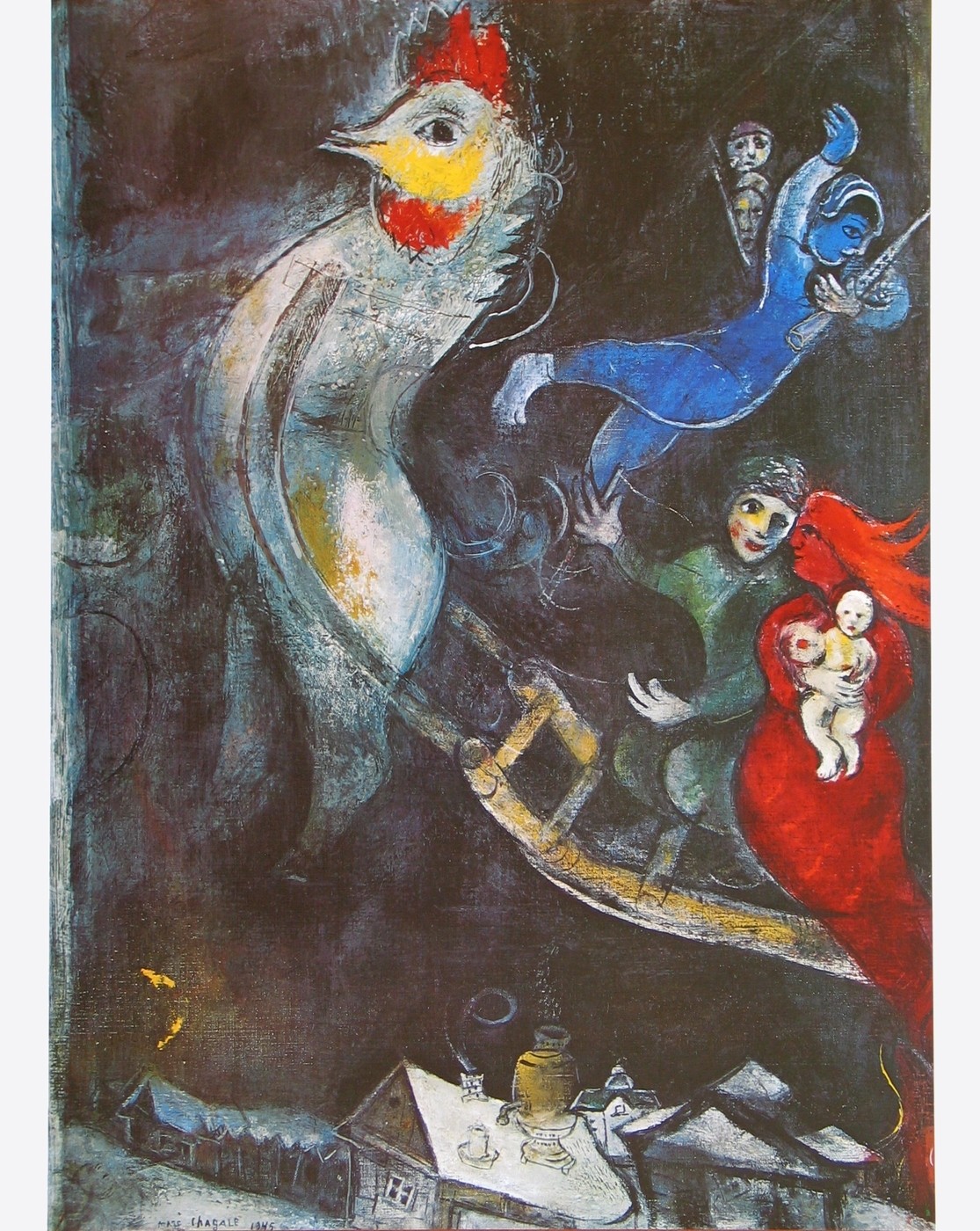 Wandbild Marc Chagall, Das fliegende Pferd 1948 1948