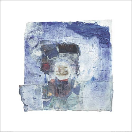 Marc Ver Elst, Untitled (blu) (Abstrakte Kunst, abstrakte Malerei, modern, Farbflächen, diffus, verwischt, verschwommen, Wohnzimmer, Büro, blau)