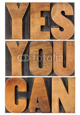 Marek, yes you can motivation phrase (ja, du, ansporn, inspiration, motivation, erfolg, typographie, antikes, korn, grunge, isoliert, buchdruck, rechteckig, zeichen, text, typen, vertikal, jahrgang, weiß, holz, bibe)