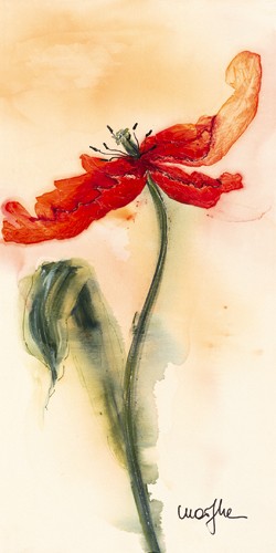 Marthe, Tulipe II (Tulpen, Blütenblätter, Blüten, Sommer, Wohnzimmer, Treppenhaus,  Esszimmer, zeitgenössisch, Wunschgröße, bunt)