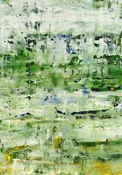 Martina Kropf, Astratto Verde (Wunschgröße, Modern, Malerei, Abstrakt, Farbflächen, Farbtupfen, Farbspritzer  grün)