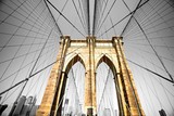 MasterLu, The Brooklyn bridge, New York City. USA. (amerika, äpfel, architektur, groß, schwarzweiß, blau, brücke, brooklyn, gebäude, business, bw, kabel, capital, stadt, stadtlandschaft, stadtteil, downtown, kaiserreich, äusseres, berühmt, hoch, hochhaus, hudson, orientierungspunkt, landschaft, larg)