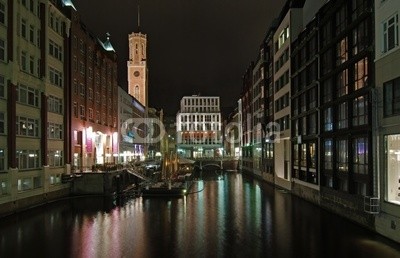 Matthias Krüttgen, Bleichenfleet (Fotokunst,Städte,Gebäude / Architektur, Hamburg,Flur,Treppenhaus)