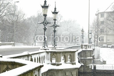 Matthias Krüttgen, Winterwetter (Fotokunst,Städte,Gebäude / Architektur, Winter,Hamburg,Flur,Treppenhaus)