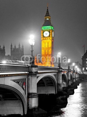 MasterLu, The Big Ben, London, UK (london, grossbritannien, ben, groß, stadt, uhren, orientierungspunkt, parlament, schwarz, und, weiß, schwarzweiß, westminster, architektur, attraktion, brücke, britischer, gebäude, capital, kultur, tage, england, europäisch, berühmt, geschichtlic)