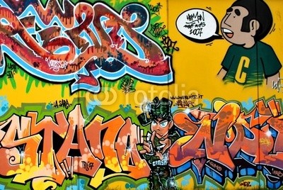 miket, Popart (Pop Art,Graffity,Flur,Soziale Einrichtungen,bunt)