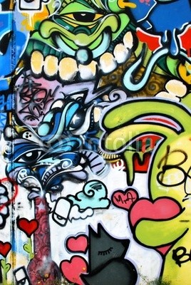miket, Poppig (Pop Art,Graffity,Flur,Soziale Einrichtungen,bunt)