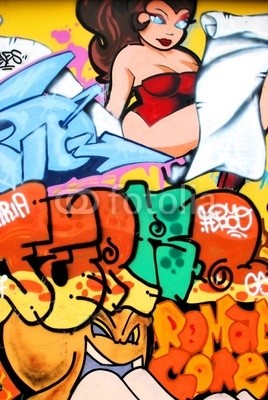 miket, Wandkult1 (Pop Art,Graffity,Flur,Soziale Einrichtungen,bunt)