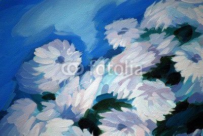 Mikhail Zahranichny, bunch of flowers, painting on a canvas,  illustration (kunst, malerei, sketch, studieren, künstler, herbst, schöner, dunkelblau, blumenstrauss, hell, canvas, stimmungsvoll, zeichnung, fein, blume, urlaub, abbildung, interieur, landschaft, ausreisen, vielfarbig, natur, öl, ornament, malen, blütenblätte)