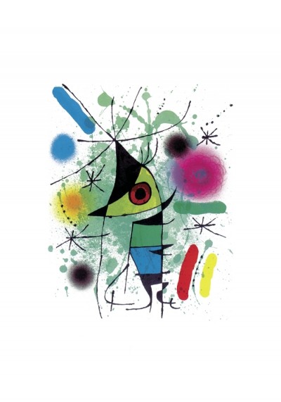 Wandbild Miro Joan, Singender Fisch | art galerie