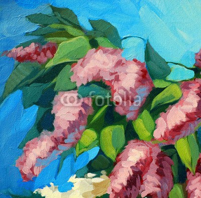 Mikhail Zahranichny, blossoming lilac, illustration, painting (malerei, kunst, blume, blumenstrauss, erbluhen, zeichnung, abbildung, bilder, künstler, blütenblätter, busch, ausreisen, verzweigt, flieder, stilleben, strukturen, hintergrund, dekorativ, haus, interieur, behaglichkeit, stil, stylish, modern, studiere)