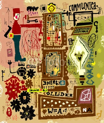 moypapaboris, Erfindungen (vorrichtung, erfindung, computer, cyberspace, telekom, draht, reparatur, working, frühling, lampe, elektrizität, mechanismus, zahnrad, schirm, rosette, wissenschaft, formeln, energie, leute, person, mann, gebühr, zyklus, entwerfen, clearance, tex)