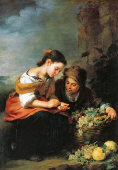 Bartolomé Esteban Murillo, Die kleine Obsthändlerin (Barock)