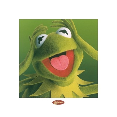 Muppets Studio, The Muppets (Kermit) (Kermit, Frosch, Handpuppe, Muppetshow, Kinderserie, witzig, lustig, Kinder und Comic, Malerei, Kinderzimmer, grün)