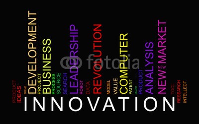ngaga35, Innovation word concept in barcode with supporting words (barcode, daten, innovation, ideen, forschung, erfindung, umdrehung, patent, projekt, analyse, codierung, bar, kode, personalausweis, marketing, identität, ergreifung, business, kommerzielle, entwicklung, marke, verarbeiten, erzeugnis, scannen, kreativitä)