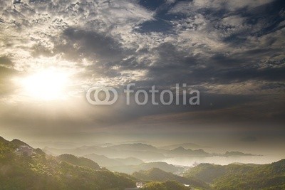 nicholashan, Beautiful Country view of sunset for background (Landschaftsfotografie,Sonnenuntergang,Flur,Soziale Einrichtungen,Wohnzimmer)