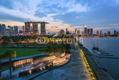 Noppasinw, Singapore city skyline (singapur, skyline, stadt, urbano, orientierungspunkt, architektur, tourismus, gebÃ¤ude, reisen, asien, szene, attraktion, reiseziel, nach)