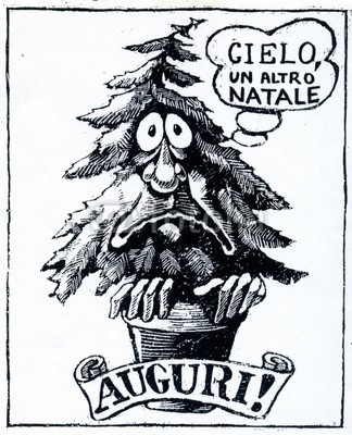 nuvolanevicata, albero (weihnachten, figurine, cartoons, ironie, begrüssung, welle, tannenbäume, angs)