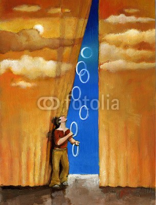 nuvolanevicata, evening (abendsonne, abend, schauspielhaus, zirkus, jongleur, illusion, traum, himmel, wolken, gardine, spie)
