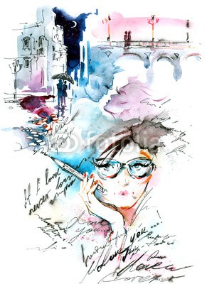 okalinichenko, authoress (liebe, schriften, bücher, fairy, erzählung, lesestoff, öffnen, text, ausbildung, literatur, buchstaben, konzept, romans, leute, blatt, life, papier, revival, frau, herz, romanze, weiß, geformt, gelehrsamkeit, retro, kunst, weisheit, abbild, texte)