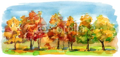 okalinichenko, autumn forest (herbst, wald, leaf, baum, verzweigt, abbild, natur, verfärbt, beruhigt, szene, kunst, silhouette, entfernt, zuwachs, malerei, park, naturschutz, jahreszeit, abbildung, draußen, landschaftlich, abstract, umwelt-, holz, umwelt, symbol, landschaf)