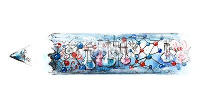 okalinichenko, chemistry (stift, chemie, ausbildung, abbildung, wissenschaft, einordnen, formeln, symbol, gelehrsamkeit, glas, technologie, molekular, experiment, graduation, inspiration, molekular, literatur, schule, weiß, atom, chemisch, lehrender, forschung, chemiker, lif)