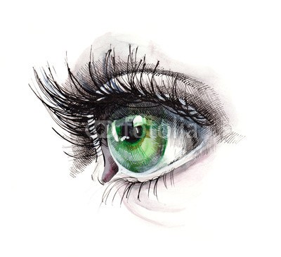 okalinichenko, green eye (makro, menschlich, wimper, close-up, blau, schönheit, auge, anblick, leute, weiblich, augenlicht, mascara, iris, weiß, frau, schauend, schöner, mittig, grün, horizontale, erwachsen, gelb, spektrum, kalt, eins, schwarz, computer, abbildung, lila, rahme)