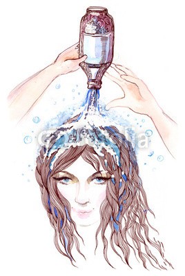 okalinichenko, Hair Care (frau, haare, jung, weiblich, shampoo, schönheit, erwachsen, mädchen, schöner, person, 1, attraktiv, kopf, einzig, frau, pflege, stil, hübsch, wash, verfärbt, haut, selbstsicher, menschlich, prächtig, arm, klient, schaum, gesicht, waschend, han)