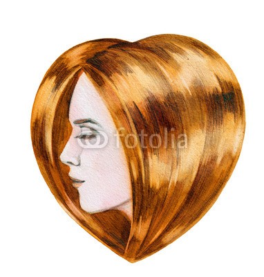 okalinichenko, heart hair style (profile, menschlich, isoliert, jungfrau, ín, weiß, konzept, zeichen, symbol, leute, beruhigt, liebe, geformt, abbildung, schutz, frau, methode, pflege, gesicht, liebende, schönheit, weiblichkeit, haare, herz, eleganze, sinnlichkeit, szene, schöne)