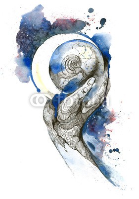 okalinichenko, lunar Calendar (menschlich, hand, holding, mond, mond, kalender, nacht, person, 1, erwachsen, jung, kunst, schönheit, leute, abbildung, schöner, licht, konzept, dunkel, fantasy, mondschein, schwarz, vorstellung, schatten, raum, fein, kräfte, glamour, silhouette, even)