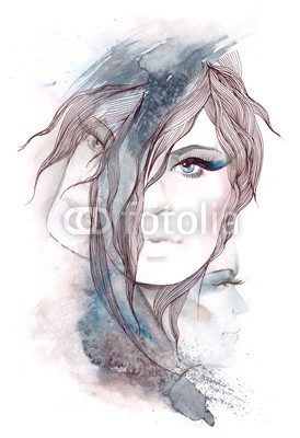 okalinichenko, multi-faceted personality (frau, kunst, attraktiv, einzig, frau, person, erwachsen, 1, entwerfen, eleganze, weiblich, jung, freiheit, lippen, kopf, schönheit, individualität, sinnlichkeit, elegant, gesicht, wirbel, hübsch, fröhlich, schöner, dekoration, symbol, glücklic)