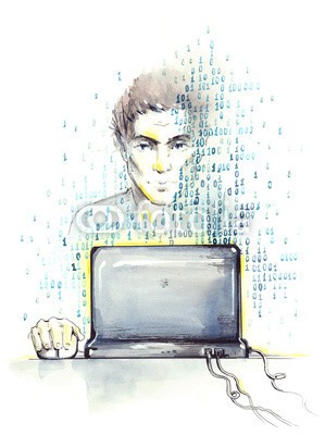okalinichenko, programmer (technologie, computer, programmierer, ideen, business, mann, konzept, cyberspace, kompetenz, leute, beruf, working, daten, professionell, meldung, network, studio, person, büro, ausstattung, job, techniker, planes, e-mail, isoliert, display, suppor)