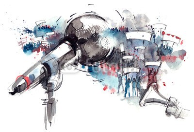 okalinichenko, protest action (protest, aktion, leute, menschenmenge, banner, mikrofon, meldung, rallenvogel, politisch, konzept, mann, wut, wütend, global, politik, streit, regierung, soziales, treffer, zivil, ethnie, kräfte, freiheit, liebe, kultur, support, frau, schreien)